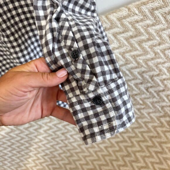 J.Crew Classic Fit Boy Shirt in Mini Buffalo Check H2132 - Picture 7 of 9